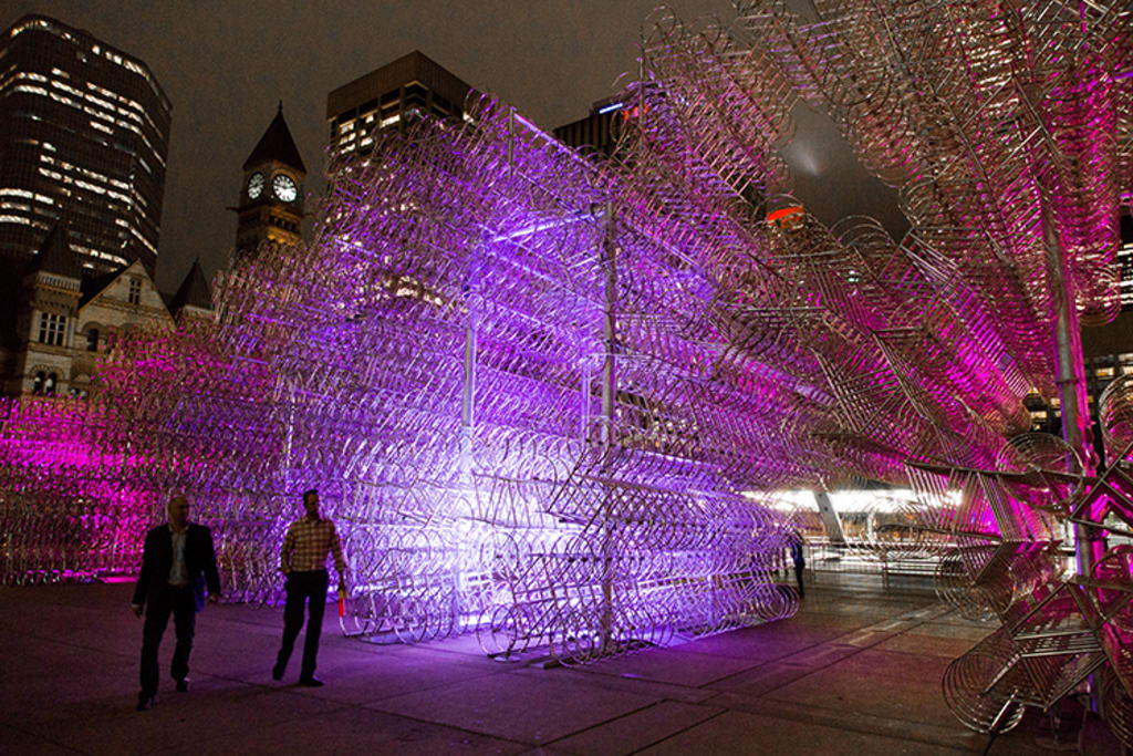 The Ai Weiwei Cycle: The Artist Installs 3,000+ Bikes - Fast