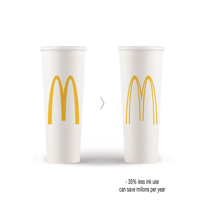 Ecobranding: Famous Corporate Logos, Redesigned To Use Less Ink - Fast ...
