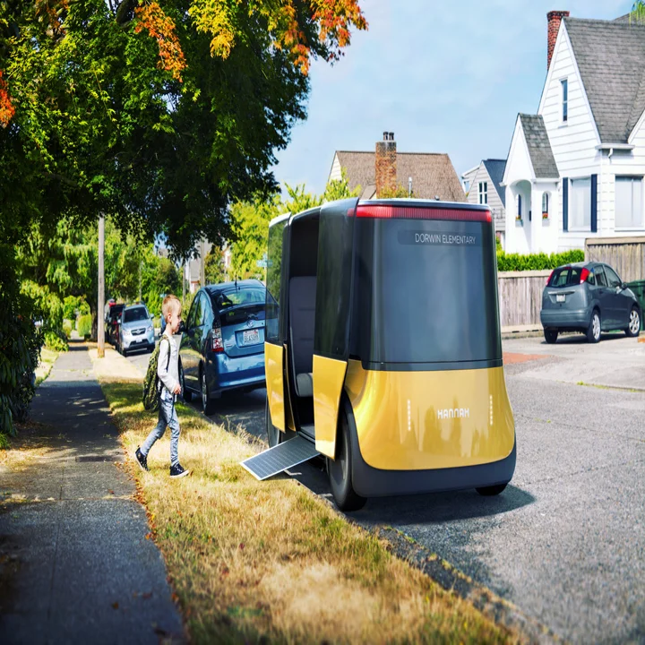 Kids Riding Driverless Bus Would You Send Your Kids To School On A Self-Driving School Bus? - Fast ...
