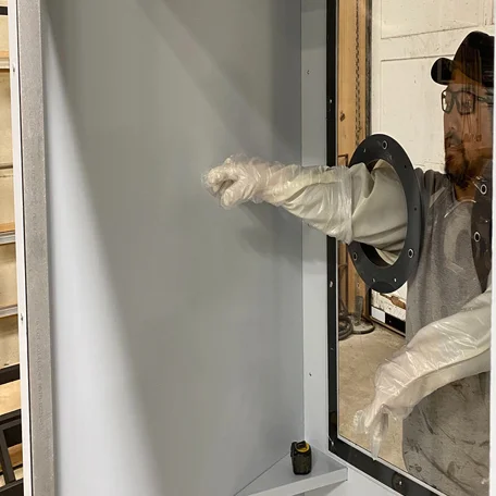 Architects develop a COVID-19 screening booth for no-touch testing ...