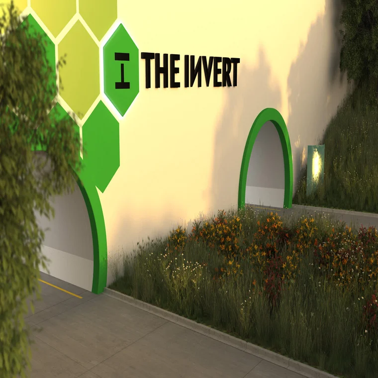 This inverted building saves energy because it's 300 feet underground ...