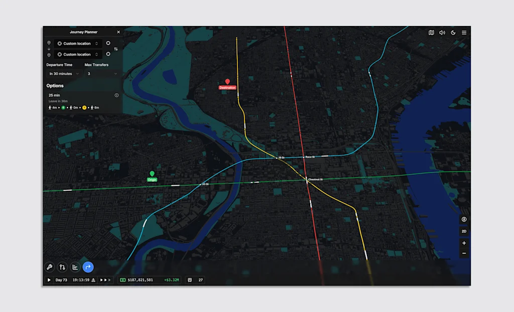 This addictive game is like ‘SimCity’ but for transit nerds