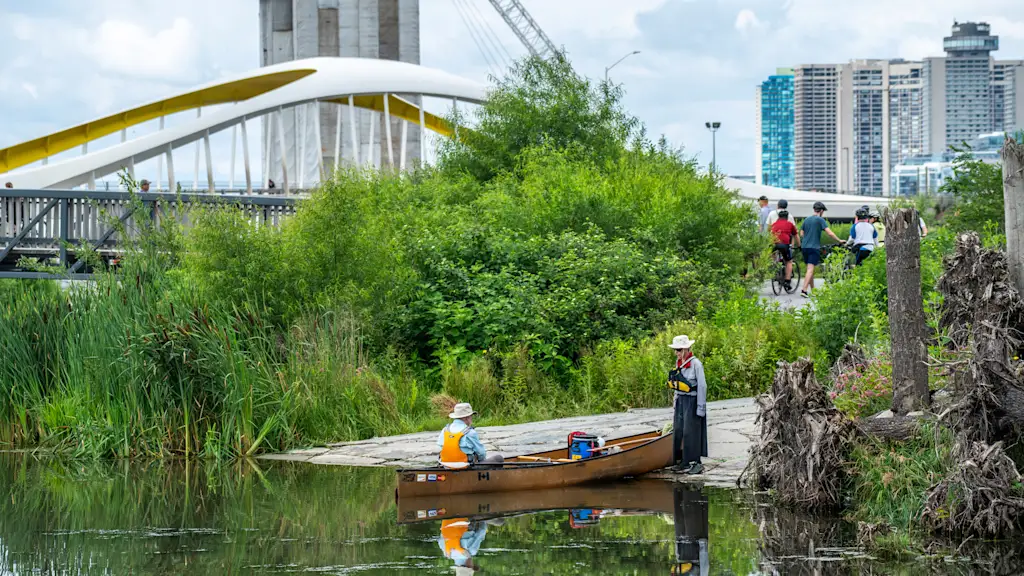 In Toronto, a polluted industrial wasteland is now a beautiful park