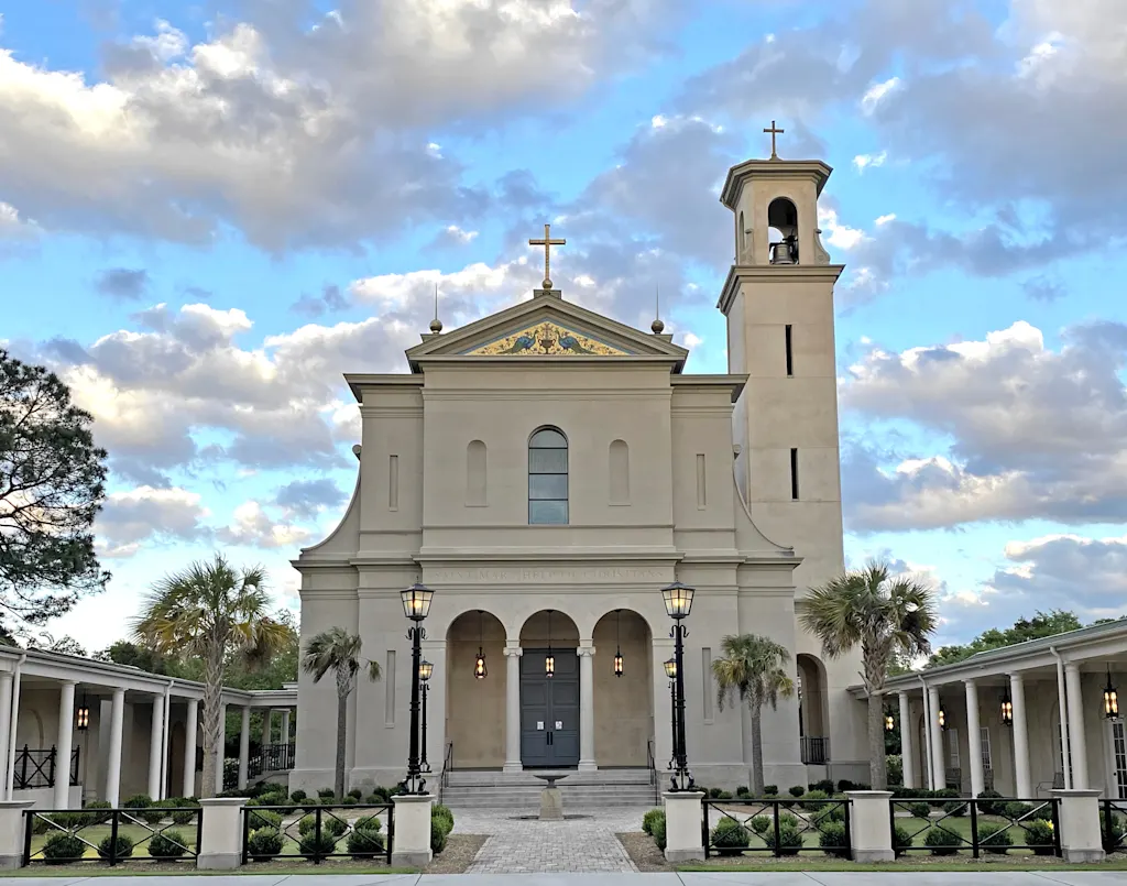 A photo of St. Mary Help of Christians in Aiken, SC by McCreary Architects.