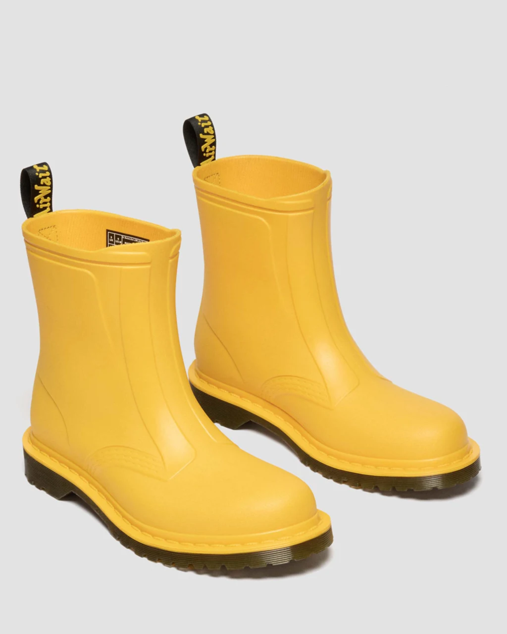de 1460 regenlaarzen, in het geel