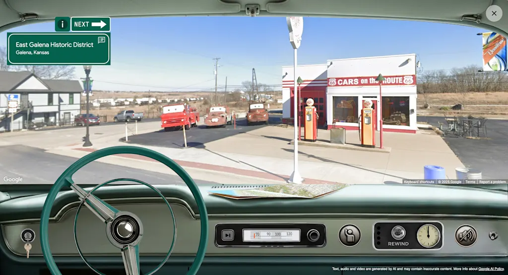 Route 66 staat op het punt 100 te worden, maar zo heb je het nog nooit gezien Route 66 staat op het punt 100 te worden, maar zo heb je het nog nooit gezien