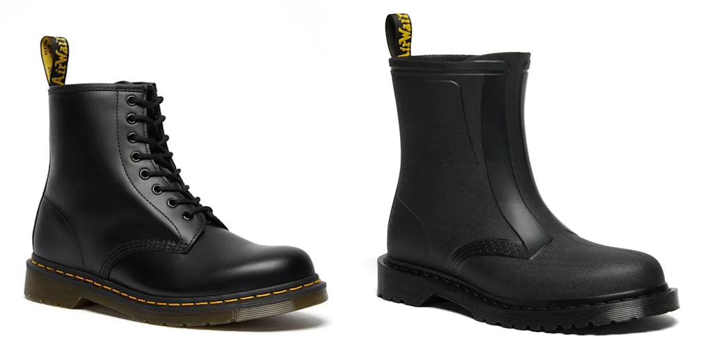 Dr. Martens heeft de klassieke regenlaars zojuist een stuk punker gemaakt