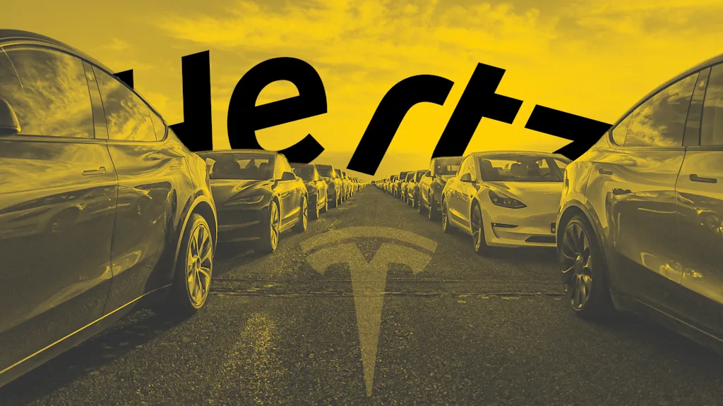 Tesla's new plan to get cars out of showrooms takes on Hertz