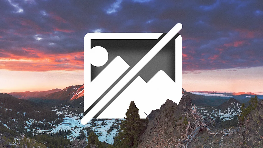 Why the placeholder icon is two mountain peaks-and what they might symbolize
