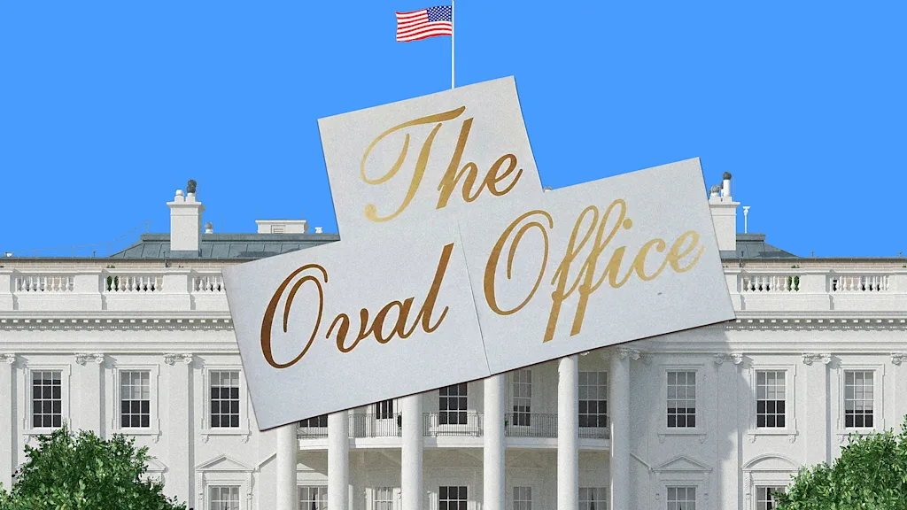 The font on that cringe new Oval Office signage has a storied history