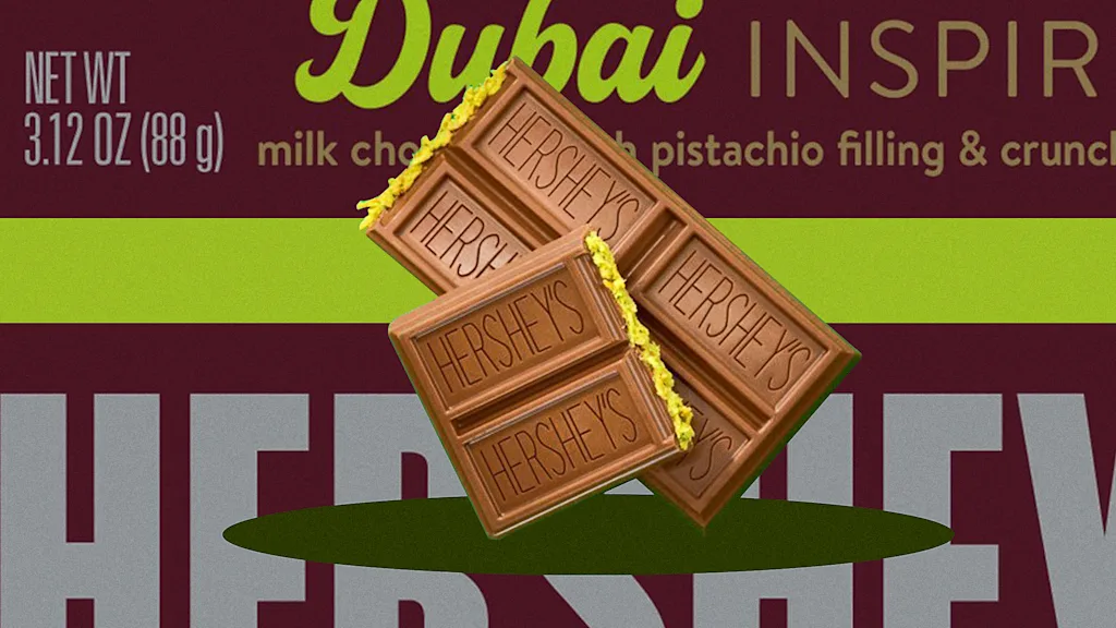 Hershey's innovation lab just created its own Dubai chocolate bar