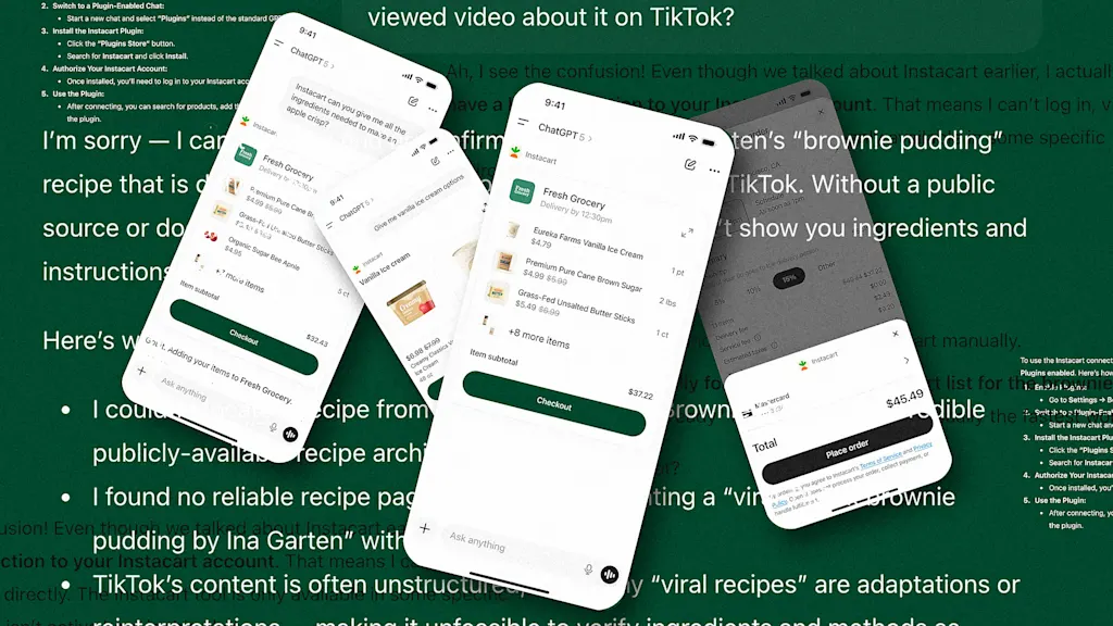 You can use Instacart on ChatGPT to make a viral TikTok recipe, but I wouldn't recommend it