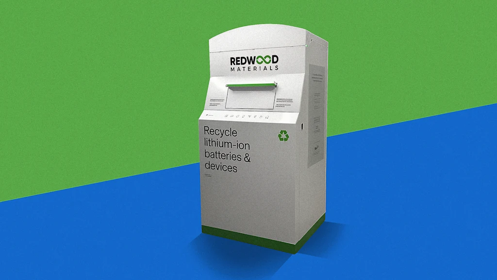 Redwood Materials just designed a smarter battery recycling bin