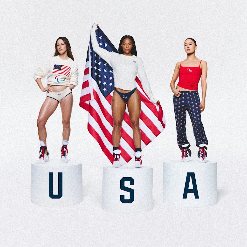 De nieuwe Skims Team USA-collectie is de “Juicy Couture” van Olympische partnerschappen