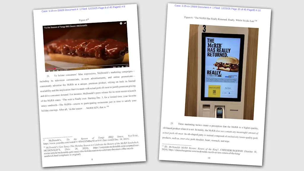 Een class action-rechtszaak tegen McDonald’s vraagt stoutmoedig: is de McRib echt een rib? Een class action-rechtszaak tegen McDonald’s vraagt stoutmoedig: is de McRib echt een rib?