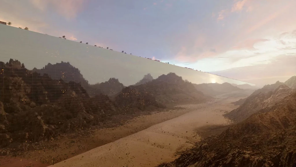 The Line uit Saoedi-Arabië stort ineen