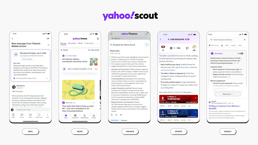 Yahoo keert terug naar AI-zoekmachines met Yahoo Scout