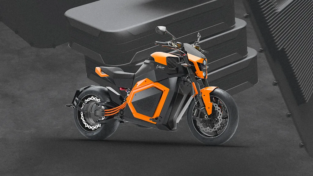 The innovative new battery on this electric motorcycle charges in just 5 minutes