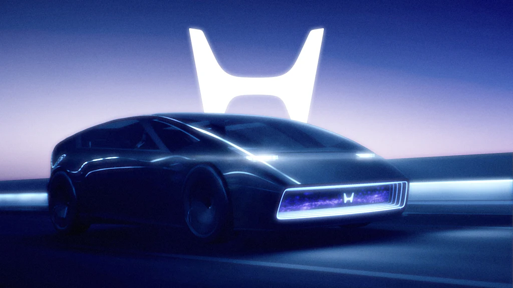 Honda's futuristic new logo is ready for a 'Tron' cameo