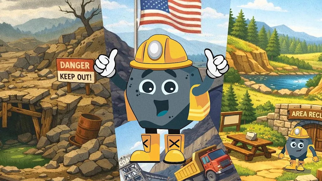 The Trump administration has a new mascot: A literal hunk of coal