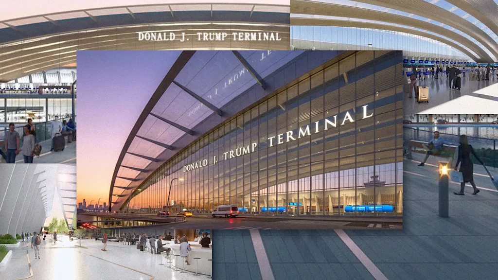Architecture firms are already putting Trump's name on their Dulles airport concepts