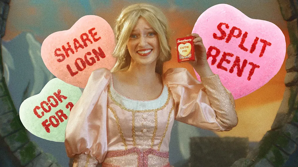 Sweethearts has the most valuable real estate of all Valentine's Day candy