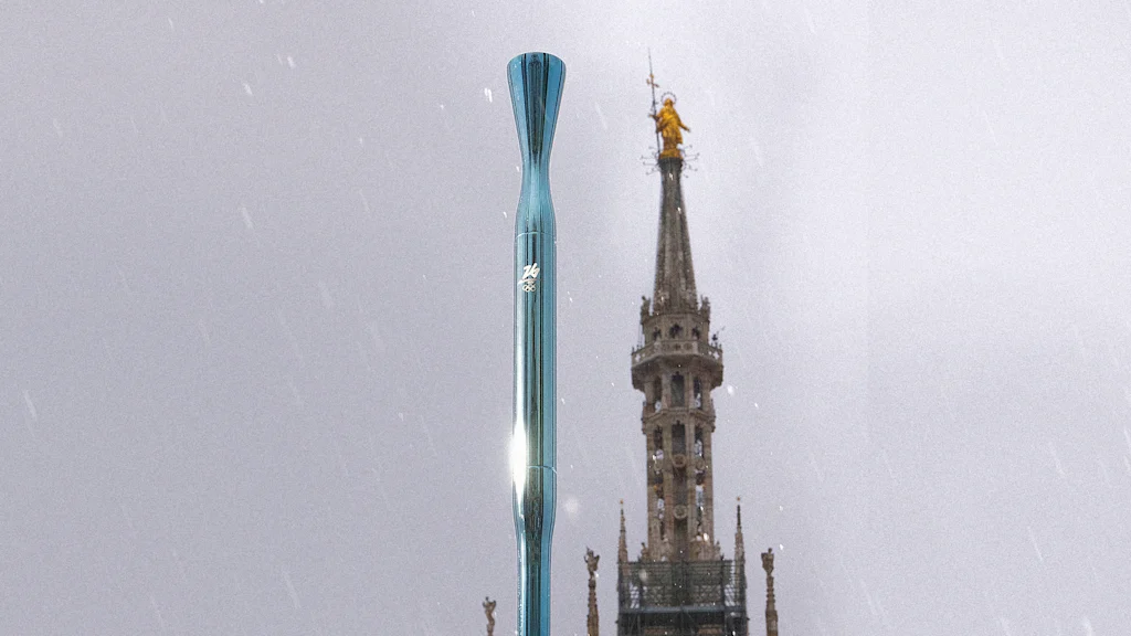 This year's Olympic torch was designed to disappear