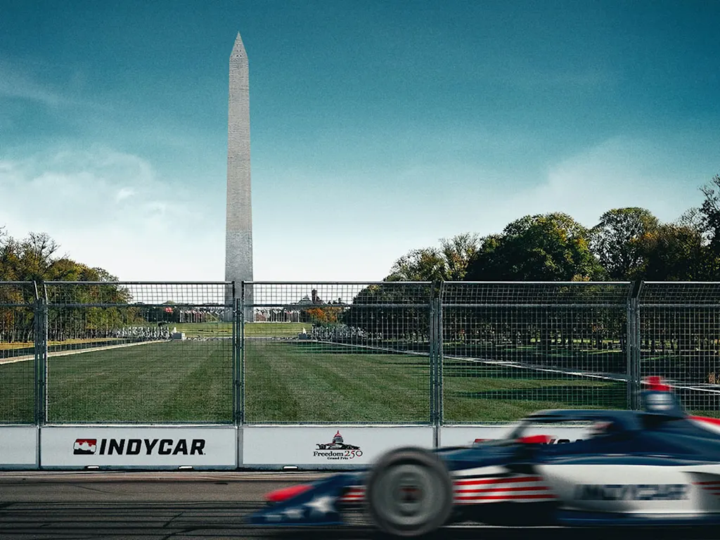 Het circuit voor de Freedom 250 Grand Prix lijkt op een levensechte videogame