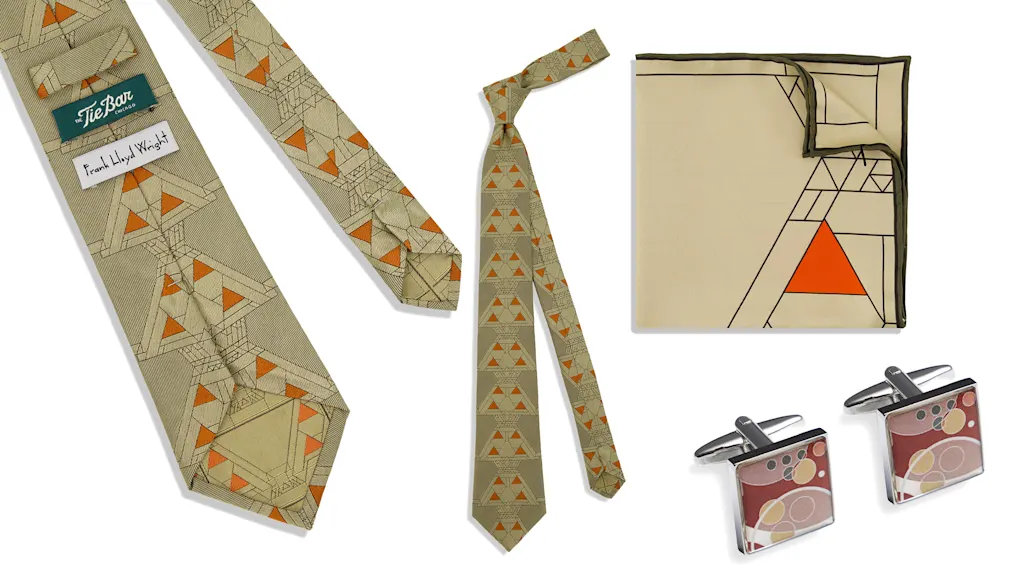 Deze door Frank Lloyd Wright geïnspireerde tie-in is gebaseerd op een legendarisch gebouw dat een eeuw geleden werd gesloopt