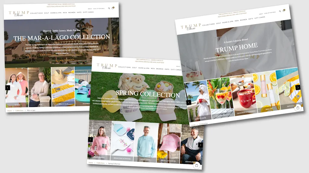 Trump Store aarzelt niet om merchandise te verkopen. Dit leverde ongekende resultaten op