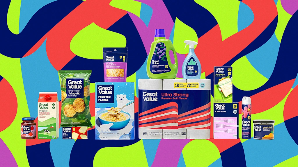 Walmart's largest private label rebrands-and goes full 'shoppy shop'