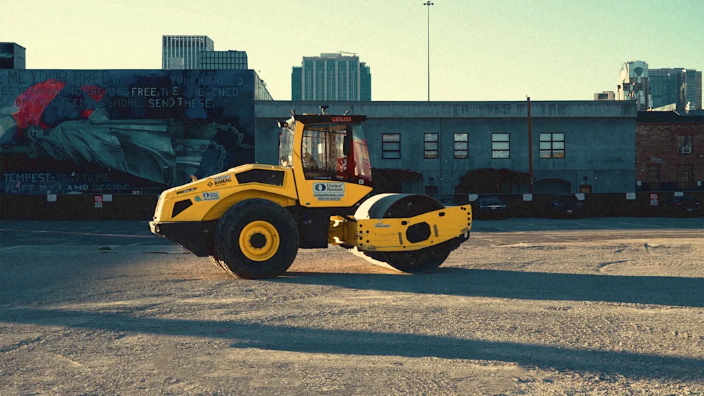 This drum roller doesn't need a driver. It might be the future of construction