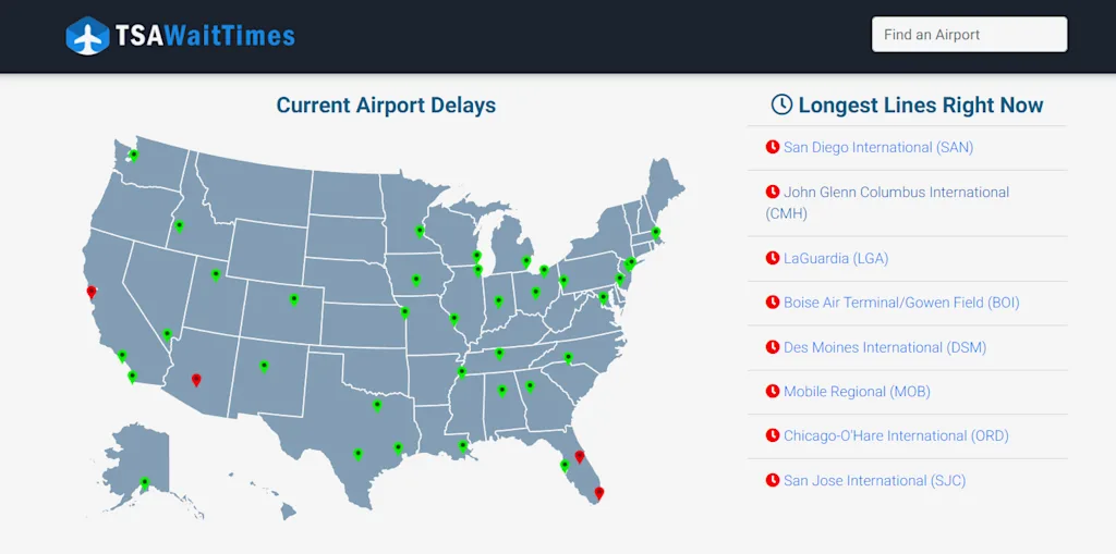 airport-security-wait-times-tsawaittimes