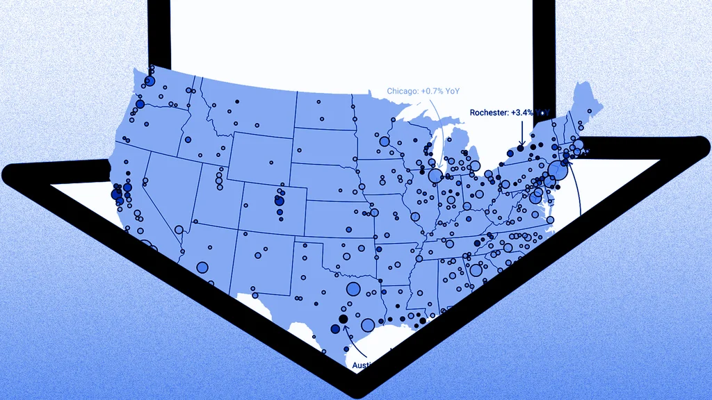 Zillow downgrades its home price forecast. Here's its outlook for 400-plus housing markets
