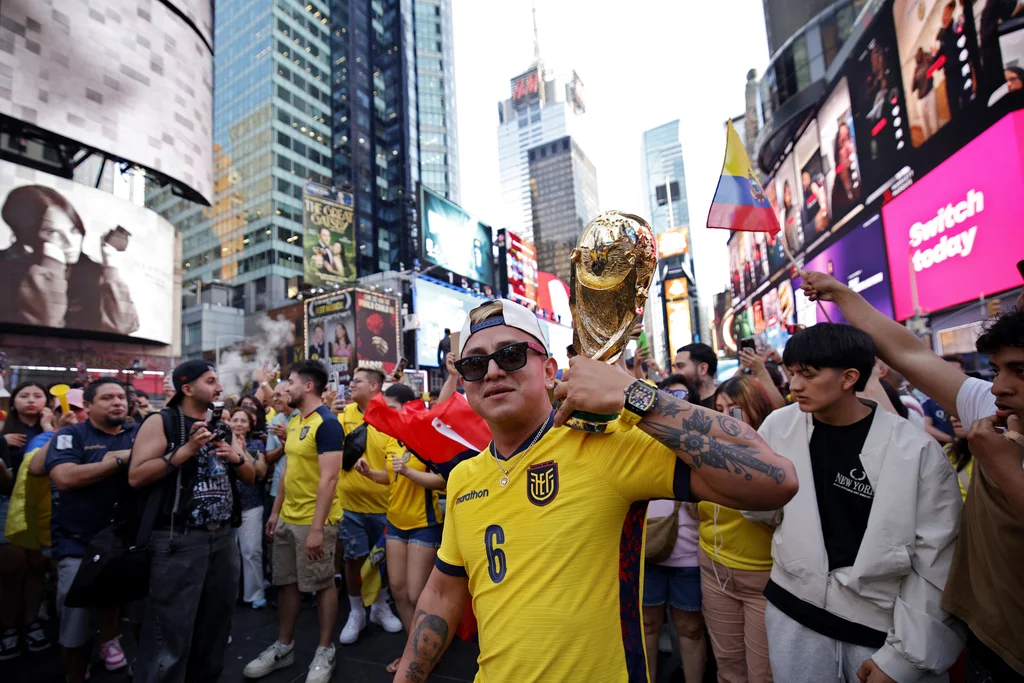 The unexpected hero of the World Cup? Times Square The unexpected hero of the World Cup? Times Square