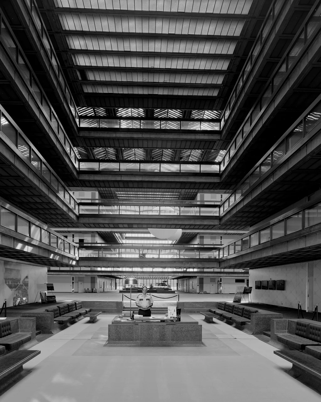 Bell Laboratories' Eero Saarinen-designed headquarters in Holmdel, New Jersey