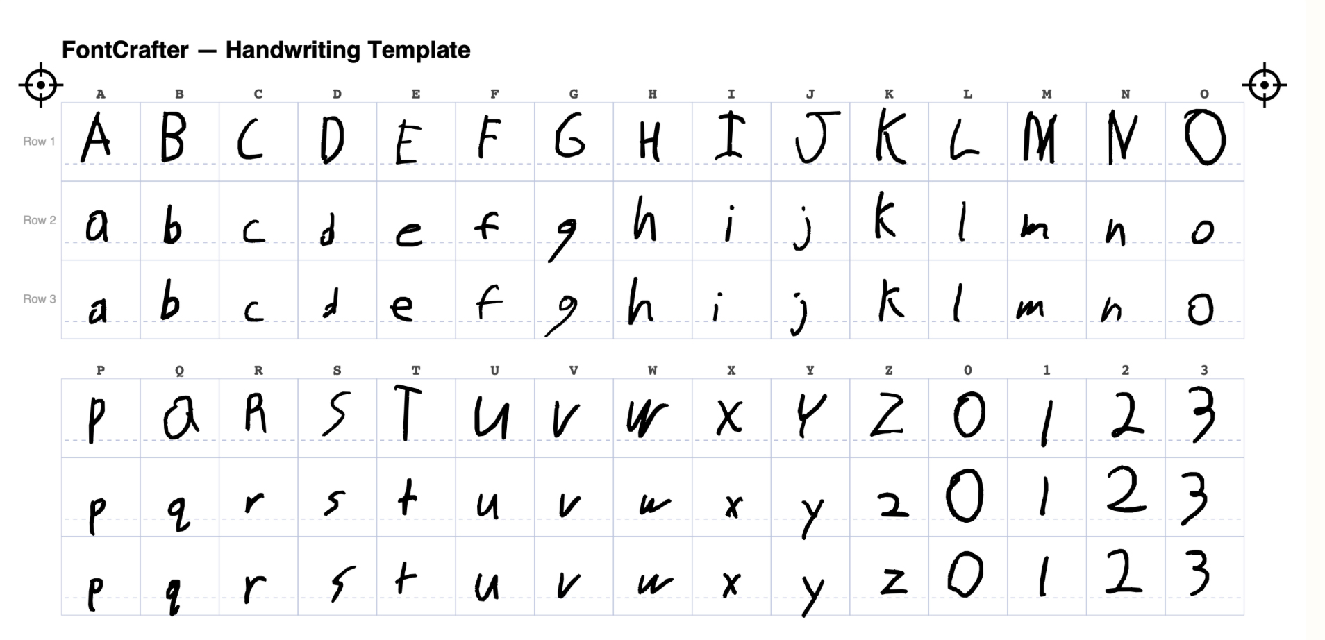 FontCrafter gratuit transforme l'écriture manuscrite en police numérique