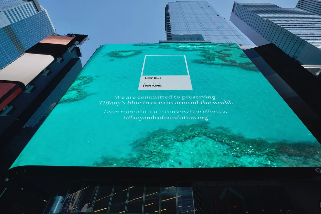 Tiffany & Co. använde ikonisk färg för att främja havsskydd