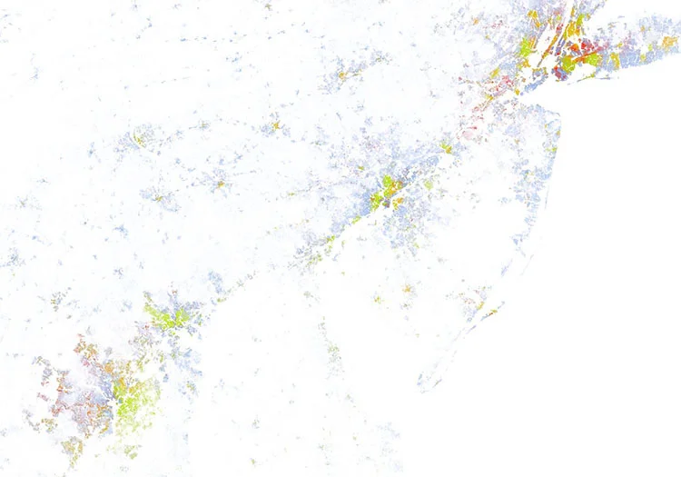 Infographic: A Map Of Racial Segregation In America - Fast Company