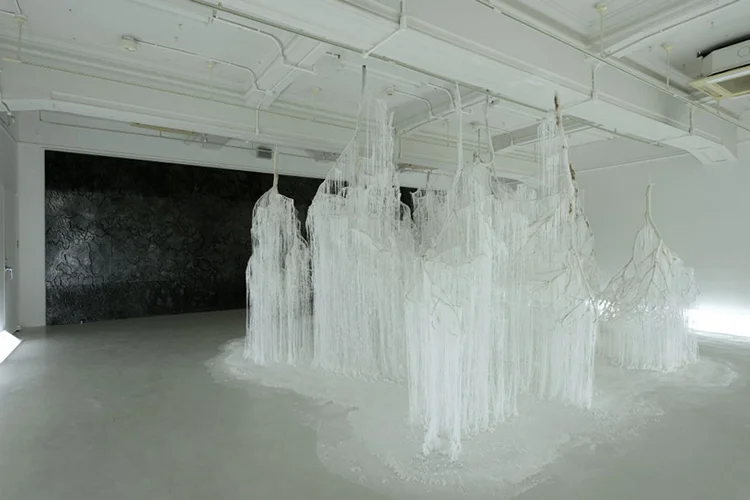 A Shimmering Forest Of Ice, Made From Hot Glue And Urea - Fast Company