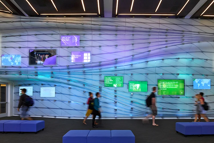 Digital Post-It Wall Puts Student Thesis Projects On Display - Fast Company