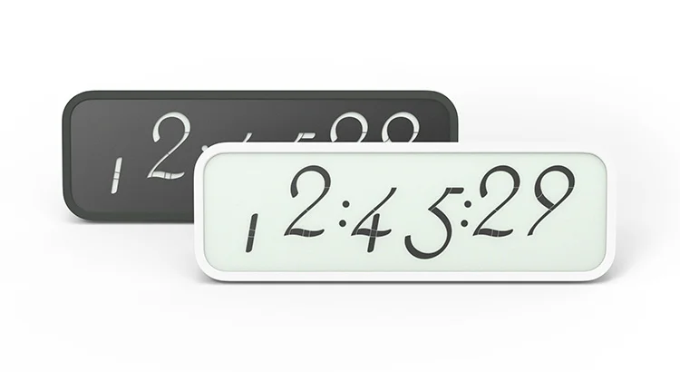 Digital Clocks Updated With An Elegant Script Typeface - Fast Company