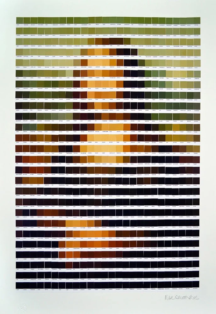 Famous Art Recreated From Pantone Color Chips - Fast Company