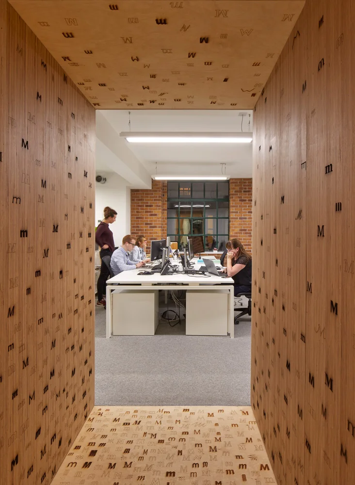Type Writing Offices Monotype's New Office Pays Tribute To 750 Different Fonts - Fast Company