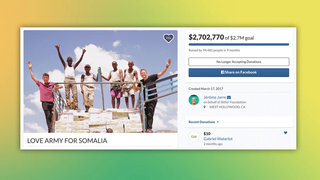 The Top 10 Most Popular GoFundMe Campaigns Of 2017 - Fast Company