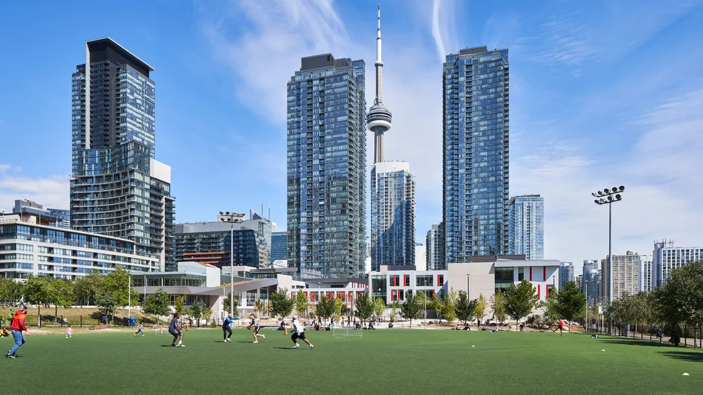 This Toronto development replicates suburban living in a high-rise ...