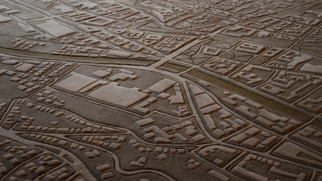 See these stunning geometric rugs inspired by city maps - Fast Company