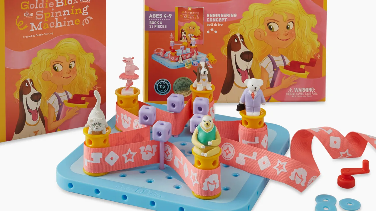 Goldie Blox【理系女子向け知育玩具】 女子が考えた女の子のための工学おもちゃ|GoldieBlox | ロジクラ！
