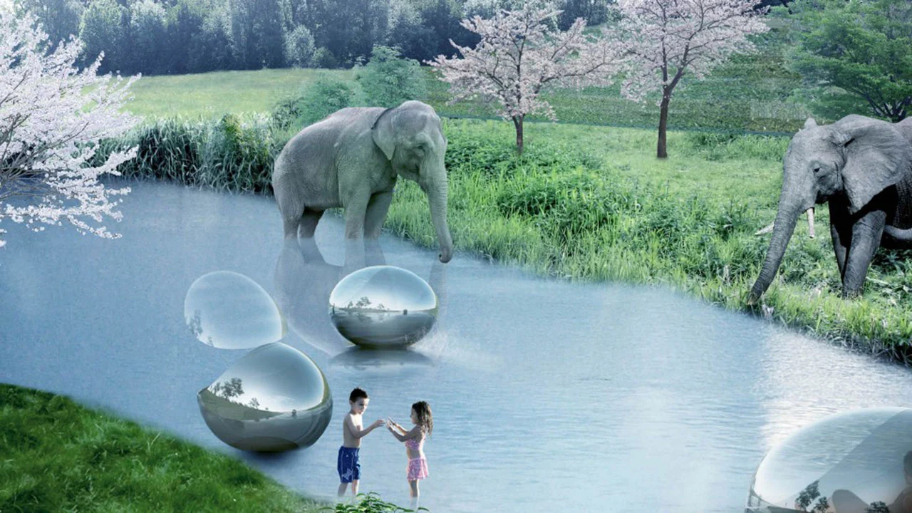 In The Zoo Of The Future, There Are No Cages And The Animals Roam