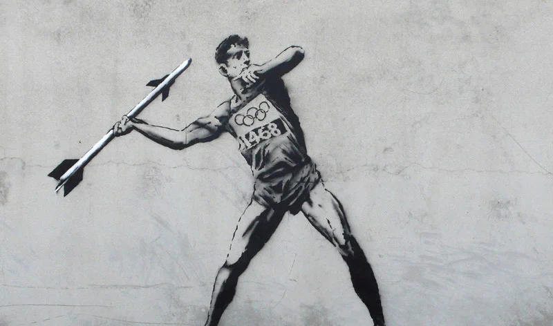 As Authorities Crack Down, Banksy Enters The Olympic Graffiti